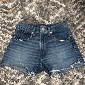 Lucky Brand Women's Distressed Blue Jean Shorts
